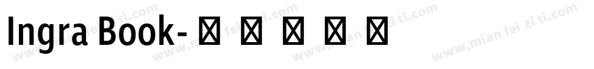 Ingra Book字体转换